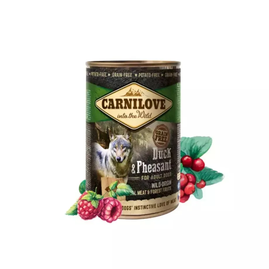 20250129165853_carnilove_ygri_trofi_skylou_me_papia_choris_sitira_se_konserva_400gr_020_0486 Carnilove Υγρή Τροφή Σκύλων σε Κονσέρβα με Πάπια χωρίς Σιτηρά & Γλουτένη 400gr 020-0486 - Image 1