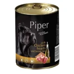 Dolina Noteci Piper Υγρή Τροφή Σκύλων σε Κονσέρβα με Κοτόπουλο χωρίς Σιτηρά & Γλουτένη 800gr DLPDNTKAM0015 Chicken hearts with spinach