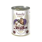Family First Υγρή Τροφή Σκύλων σε Κονσέρβα με Κουνέλι χωρίς Γλουτένη 400gr FF-19062