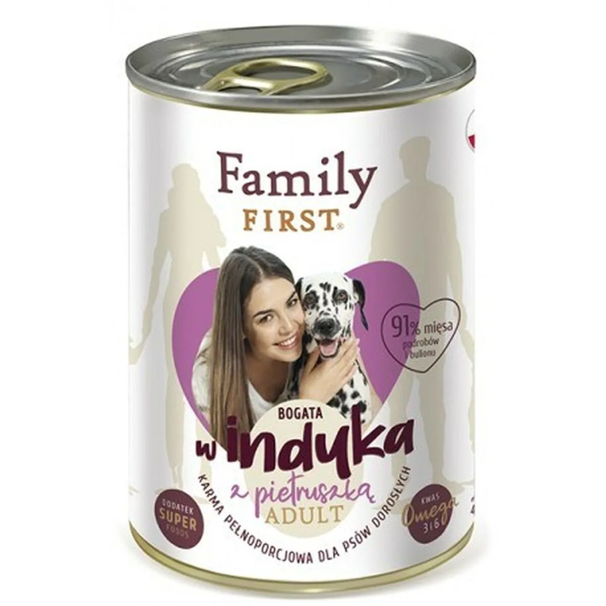 20250129174620_family_first_ygri_trofi_skylou_me_galopoula_kai_karoto_se_konserva_400gr_ff_19030 Family First Υγρή Τροφή Σκύλων σε Κονσέρβα με Γαλοπούλα και Καρότο χωρίς Γλουτένη 400gr - Image 1