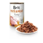 Brit Paté & Meat Υγρή Τροφή Σκύλων σε Κονσέρβα με Γαλοπούλα χωρίς Σιτηρά 400gr 308452 DLZRITKMP0041