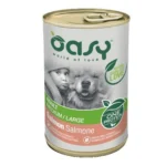Oasy Υγρή Τροφή Σκύλων σε Κονσέρβα με Σολομό 400gr OA-570