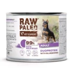 VetExpert Raw Paleo Υγρή Τροφή Σκύλων σε Κονσέρβα με Πάπια και Αγριογούρουνο χωρίς Σιτηρά & Γλουτένη 200gr