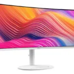 MSI Modern MD342CQPW Ultrawide VA HDR Monitor 34" QHD 3440x1440 με Χρόνο Απόκρισης 4ms GTG