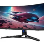 Lenovo Legion R34w-30 Ultrawide VA HDR Curved Monitor 34" QHD 3440x1440 180Hz