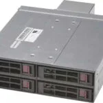 Kieszeń Supermicro Supermicro Cse-m14tqc Drivebox Black Hotswap 4x 2 5" Einschübe 1x 5.25" Schacht Inkl Lüfter