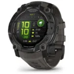 Garmin Instinct 3 AMOLED Aluminium 50mm Αδιάβροχο Smartwatch με Παλμογράφο (Black with Charcoal Band)