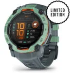Garmin Instinct 3 AMOLED Aluminium 50mm Αδιάβροχο Smartwatch με Παλμογράφο (Neo Tropic with Twilight Band)