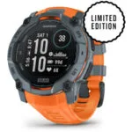 Garmin Instinct 3 Solar Aluminium 50mm Αδιάβροχο Smartwatch με Παλμογράφο (Twilight with Solstice Band)