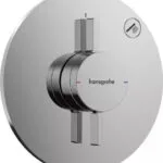 Hansgrohe 75618000 Μίκτης Μπαταρίας Εντοιχισμού για Ντουζιέρα Ασημί 4059625471227