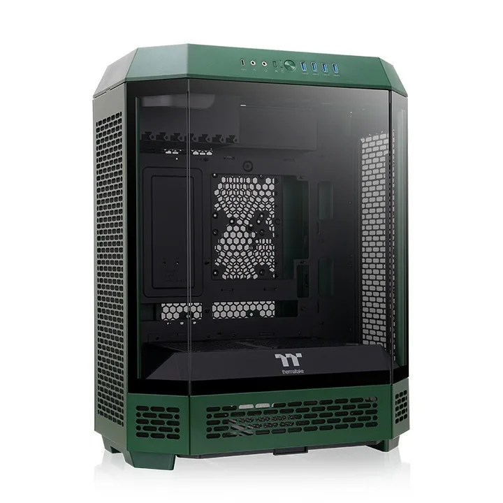 Thermaltake The Tower 600 Gaming Midi Tower Κουτί Υπολογιστή με Πλαϊνό Παράθυρο Racing Green - Image 1