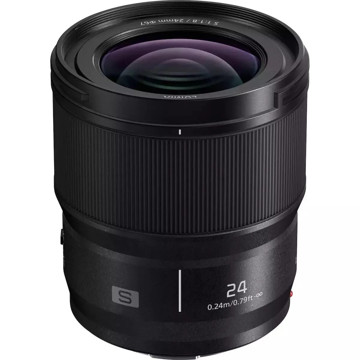 Panasonic Full Frame Φωτογραφικός Φακός LUMIX S 24mm F1.8 Telephoto για Leica L Mount Μαύρος - Image 1