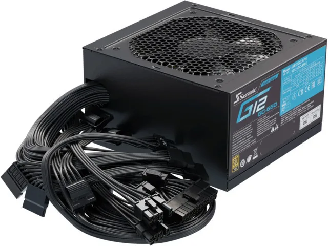 Seasonic G12 GC 650W Μαύρο Τροφοδοτικό Υπολογιστή Full Wired 80 Plus Gold - Image 1