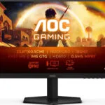 AOC 24G42E IPS HDR Gaming Monitor 23.8" FHD 1920x1080 180Hz με Χρόνο Απόκρισης 1ms GTG