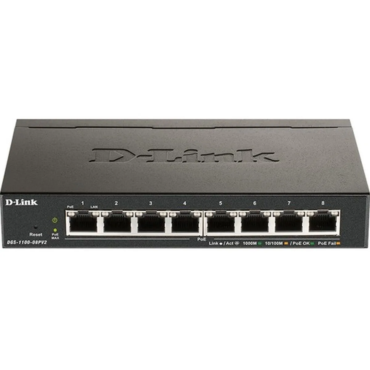 20250206131326_d_link_dgs_1100_08pv2_managed_l2_poe_switch_me_8_thyres_ethernet D-Link DGS-1100-08PV2 Managed L2 PoE+ Switch με 8 Θύρες Ethernet - Image 1