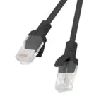 Lanberg U/UTP Cat.6 Καλώδιο Δικτύου Ethernet 0.5m Μαύρο 1τμχ PCU6-20CC-0050-BK