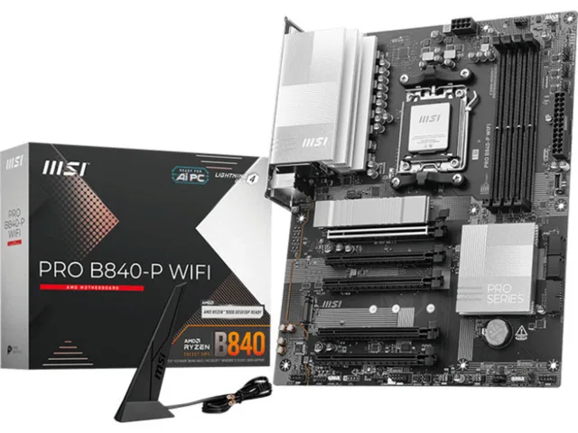 MSI PRO B840-P WIFI Motherboard ATX με AMD AM5 Socket 7E57-001R - Image 1