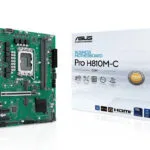 Asus Pro H810M-C-CSM Motherboard Micro ATX με Intel 1851 Socket 90MB1KHP-M0EAYC