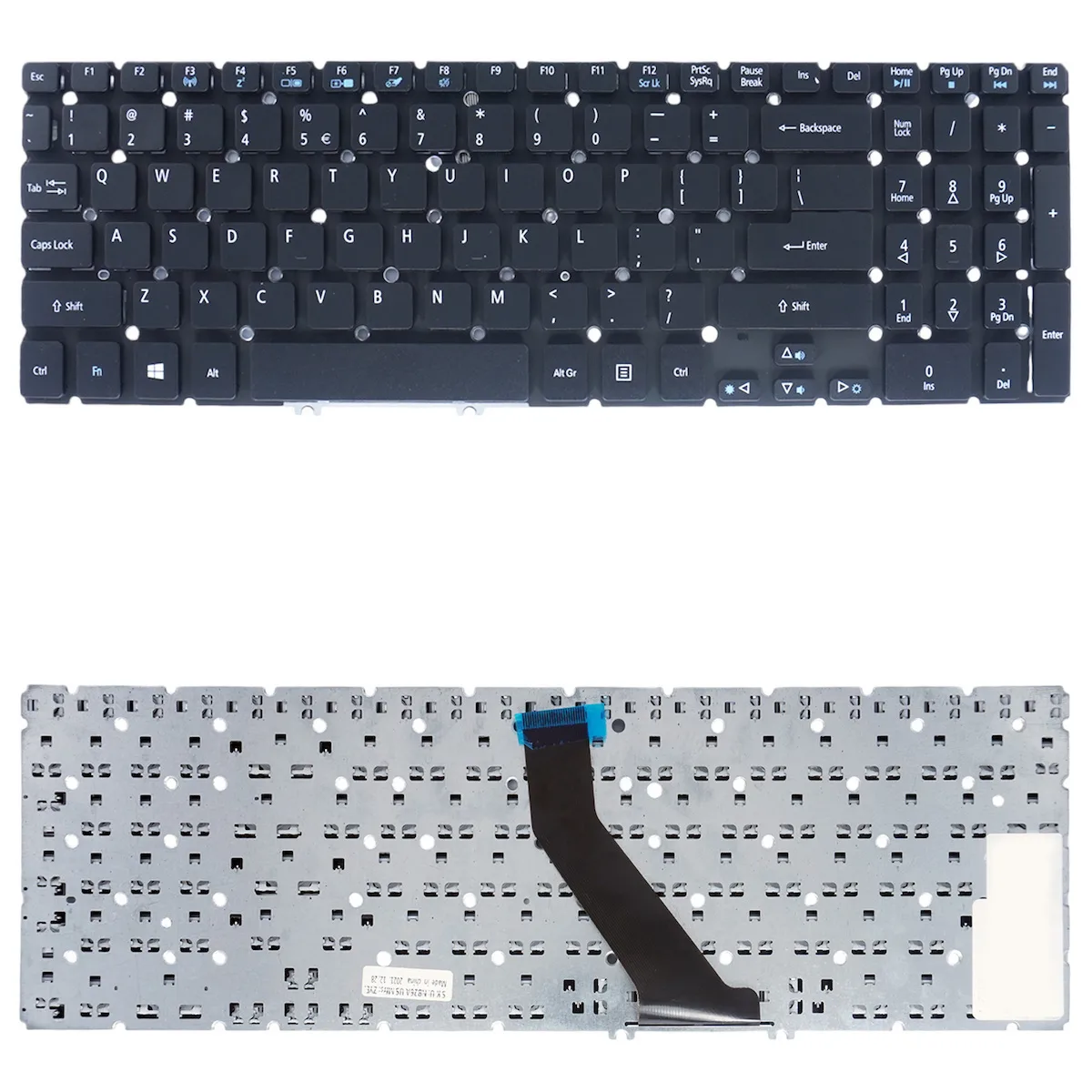 Πληκτρολόγιο Laptop Acer Aspire Acer Vaezrk701010 Mp-11f53u4-4424 Mp-11f53u4-528 Nk.i1717.0bt Nsk-r90sq Nsk-r91bq 0q Nsk-r91bq 0u Nsk-r9bbq 0f Nsk-r9bbq 1d Nsk-r9bbs Nsk-r9bbw V5-571-6688 V5-571g V5-571p V5-571p-6627 Ms2361 A Us Keyboard Κωδ.40031us - Image 1