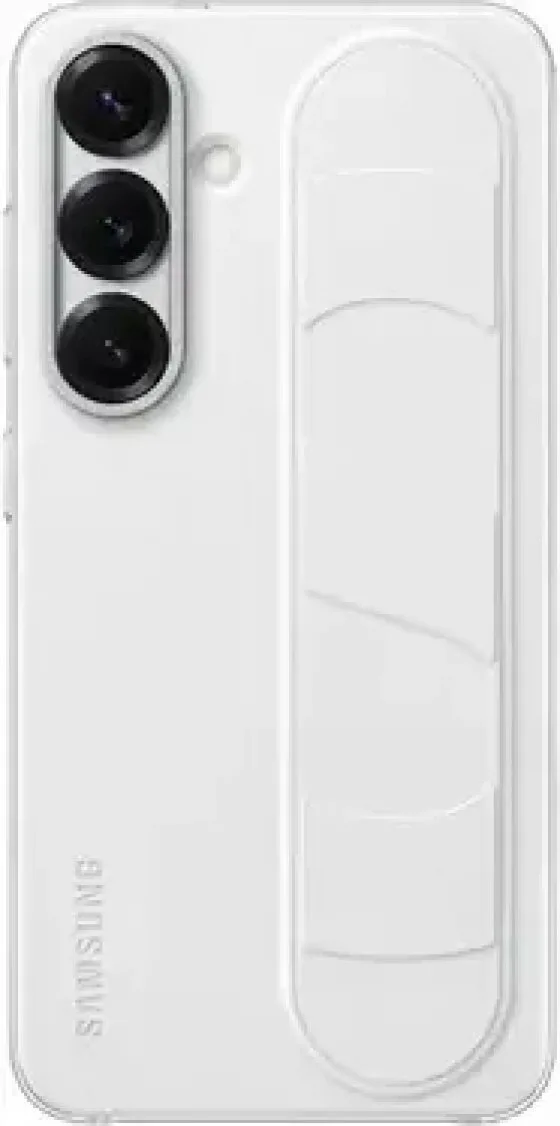 20250206155840_samsung_standing_grip_back_cover_silikonis_me_louraki_anthektiko_leyko_galaxy_s25_ef_gs931cwegww Samsung Standing Grip Back Cover Σιλικόνης με Λουράκι Λευκό (Galaxy S25) EF-GS931CWEGWW - Image 1
