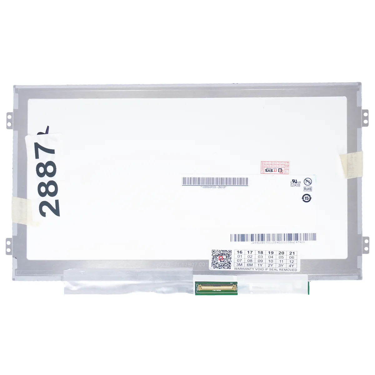 Οθόνη Laptop 10.1’’ Asus Eeepc 1008ha-blu009x 1018pb Pc1018p 10.1" Laptop Screen B101aw02 V.0 H/w:0b F/w:1 1024x600 Wsvga Led 40pin Slim Κωδ 1-2887 - Image 1