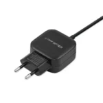 Qoltec Φορτιστής με Θύρα USB-A και Θύρα USB-C και Καλώδιο USB-C 17W Μαύρος (50190)