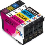 Μελάνι Epson Συμβατό 603xl Bk C M Y Multipack Σελίδες:500/350 Colour 4150 3100 3150 2150 2105 2155 2100 3105 4100 4105 4155 2810dwf 2830dwf 2835dwf 2850dwf 2870dwf 2820dwf 2840dwf 2845dwf