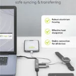 Goobay USB 3.2 Hub 5 Θυρών με σύνδεση USB-C Γκρι (74460)