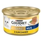 Gourmet Υγρή Τροφή για Γάτες σε Κονσέρβα με Σολομό και Κοτόπουλο 85gr