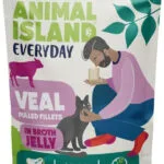 Animal Island Υγρή Τροφή για Γάτες σε Φακελάκι με Μοσχάρι 12x85gr