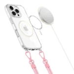 Tech-Protect Flexair Chain Back Cover Σιλικόνης / Πλαστικό με Λουράκι Διάφανο (iPhone 16 Pro Max)