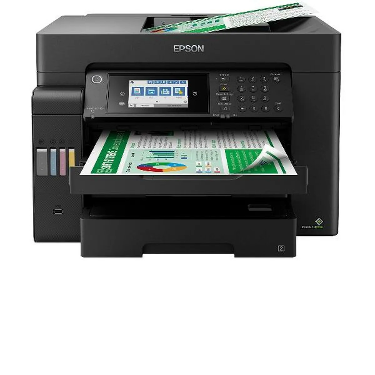 Epson EcoTank ET-16605 Ασπρόμαυρο Πολυμηχάνημα Inkjet με WiFi και Mobile Print - Image 1