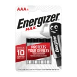Energizer Max Αλκαλικές Μπαταρίες AAA 1.5V 4τμχ F016429