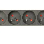 Gembird EG-PDU-014-FC14 Πολύπριζο Rack 1U 8x Schuko Μαύρο
