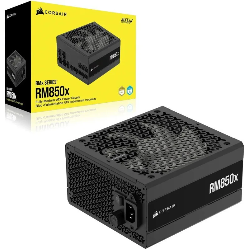 Corsair RM850x v2 rev. 2.0 850W Μαύρο Τροφοδοτικό Υπολογιστή Full Modular Cybenetics Gold - Image 1