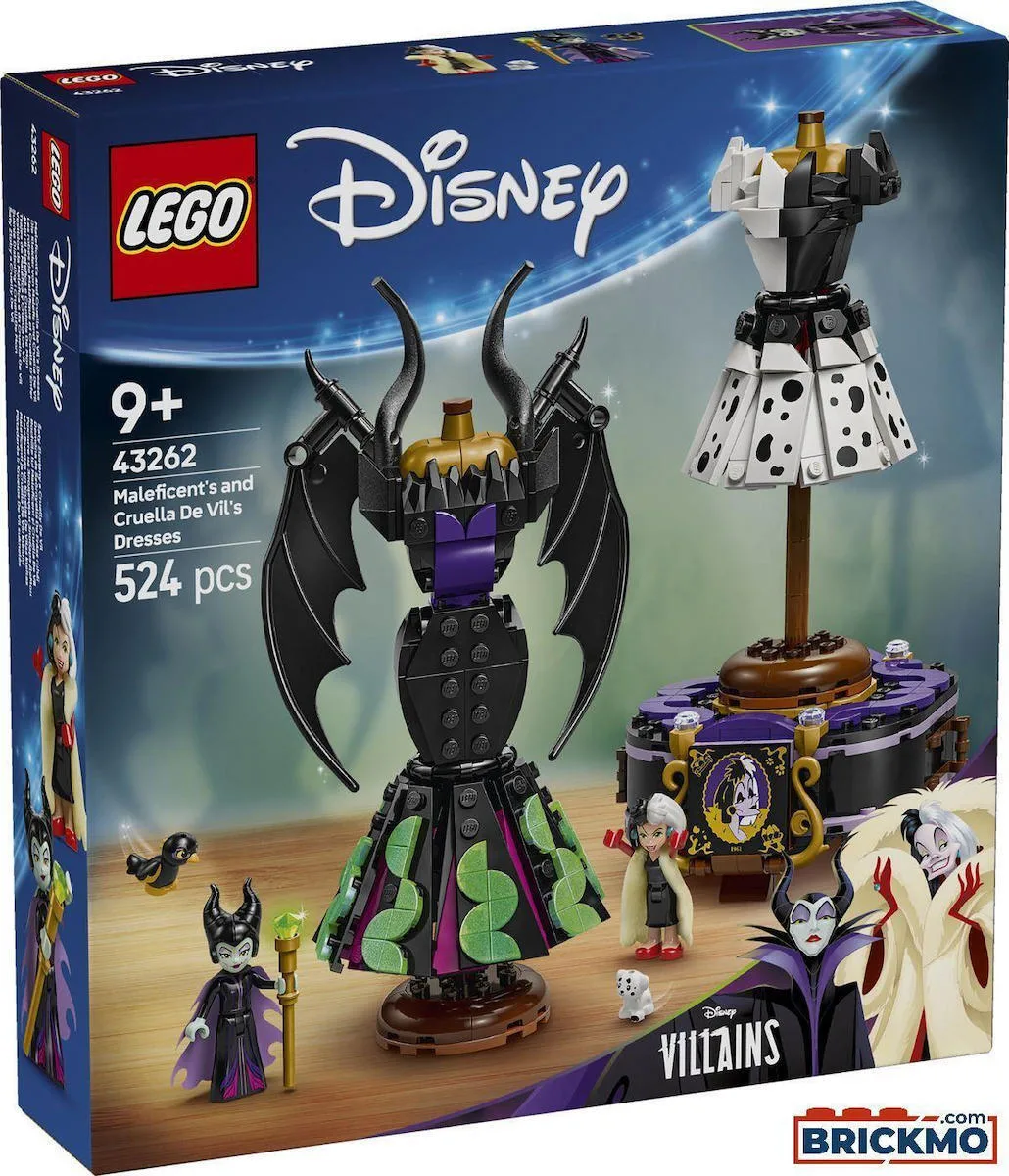 LEGO Disney Maleficent's And Cruella De Vil's Dresse για 9+ Ετών 524τμχ 43262 - Image 1