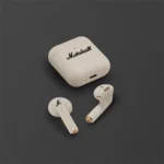 Marshall Minor IV Earbud Bluetooth Handsfree Ακουστικά με Αντοχή στον Ιδρώτα και Θήκη Φόρτισης Cream