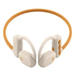 Havit E553BT Open Ear Bluetooth Handsfree Ακουστικά με Αντοχή στον Ιδρώτα Μπεζ