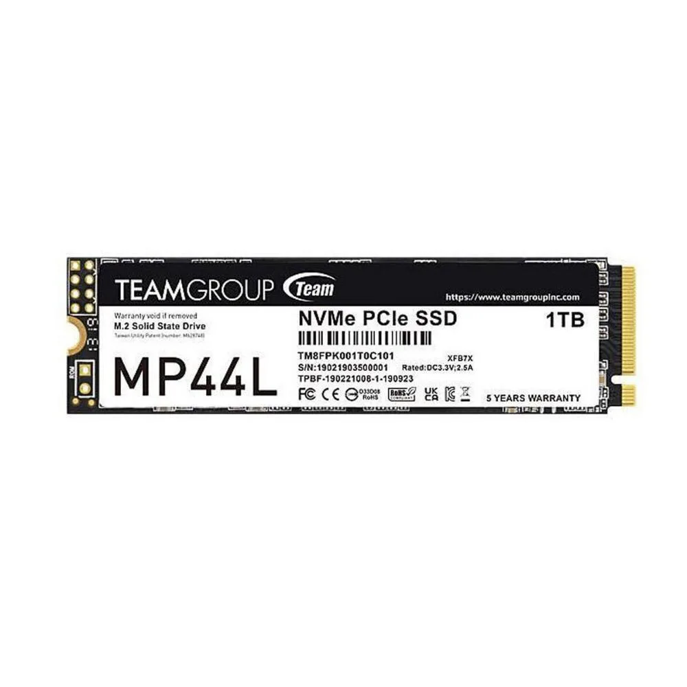 20250217144815_teamgroup_mp44l_ssd_1tb_m_2_nvme_pci_express_4_0_tm8fpk001t0c101 TeamGroup MP44L SSD 1TB τύπου M.2 με σύνδεση PCI Express 4.0 TM8FPK001T0C101 - Image 1