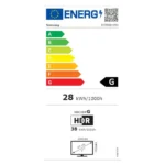 Samsung Odyssey G6 G61SD OLED HDR Monitor 27" QHD 2560x1440 240Hz με Χρόνο Απόκρισης 0.03ms GTG
