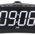 JVC Επιτραπέζιο Ρολόι Μαύρο RA-E314B