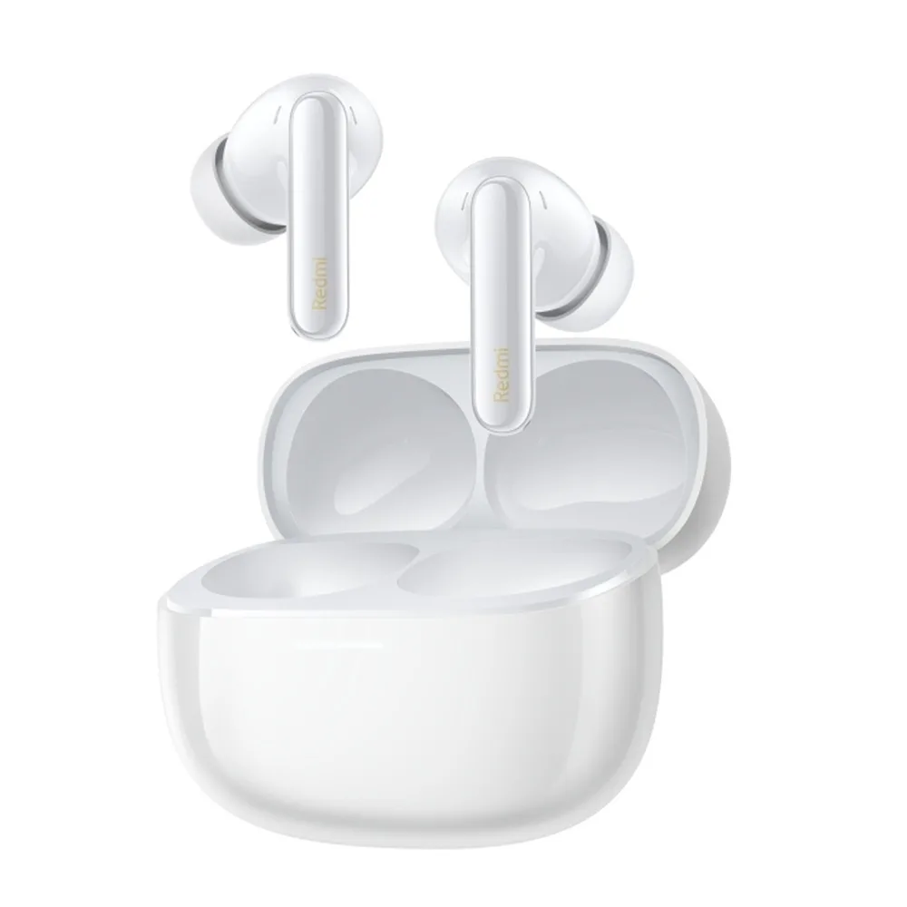 Xiaomi Redmi Buds 6 Pro Bluetooth Handsfree Ακουστικά με Αντοχή στον Ιδρώτα και Θήκη Φόρτισης Glacier White - Image 1