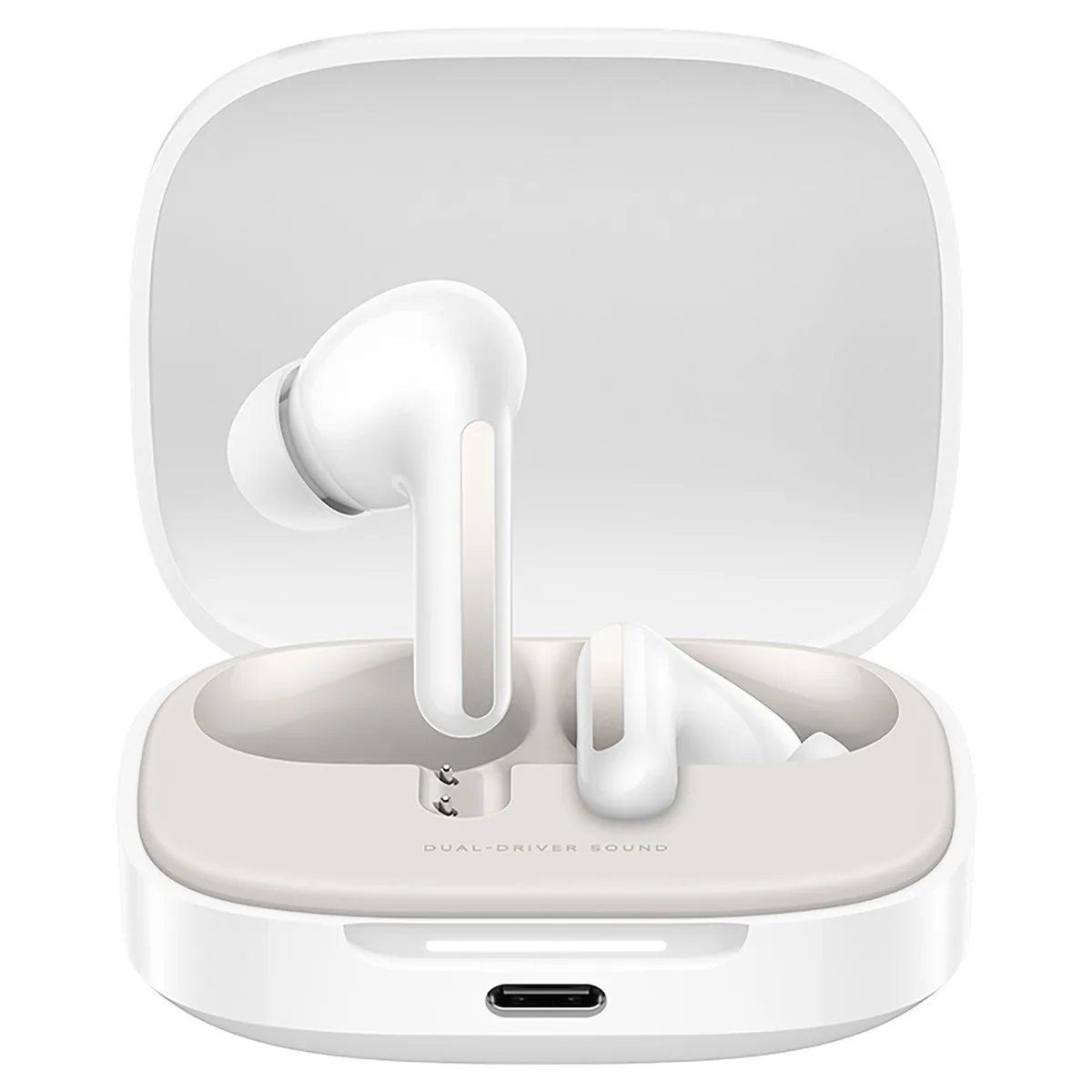 Xiaomi Redmi Buds 6 Bluetooth Handsfree Ακουστικά με Αντοχή στον Ιδρώτα και Θήκη Φόρτισης Cloud White - Image 1