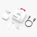 Havit TW982 In-ear Bluetooth Handsfree Ακουστικά με Θήκη Φόρτισης Πράσινα