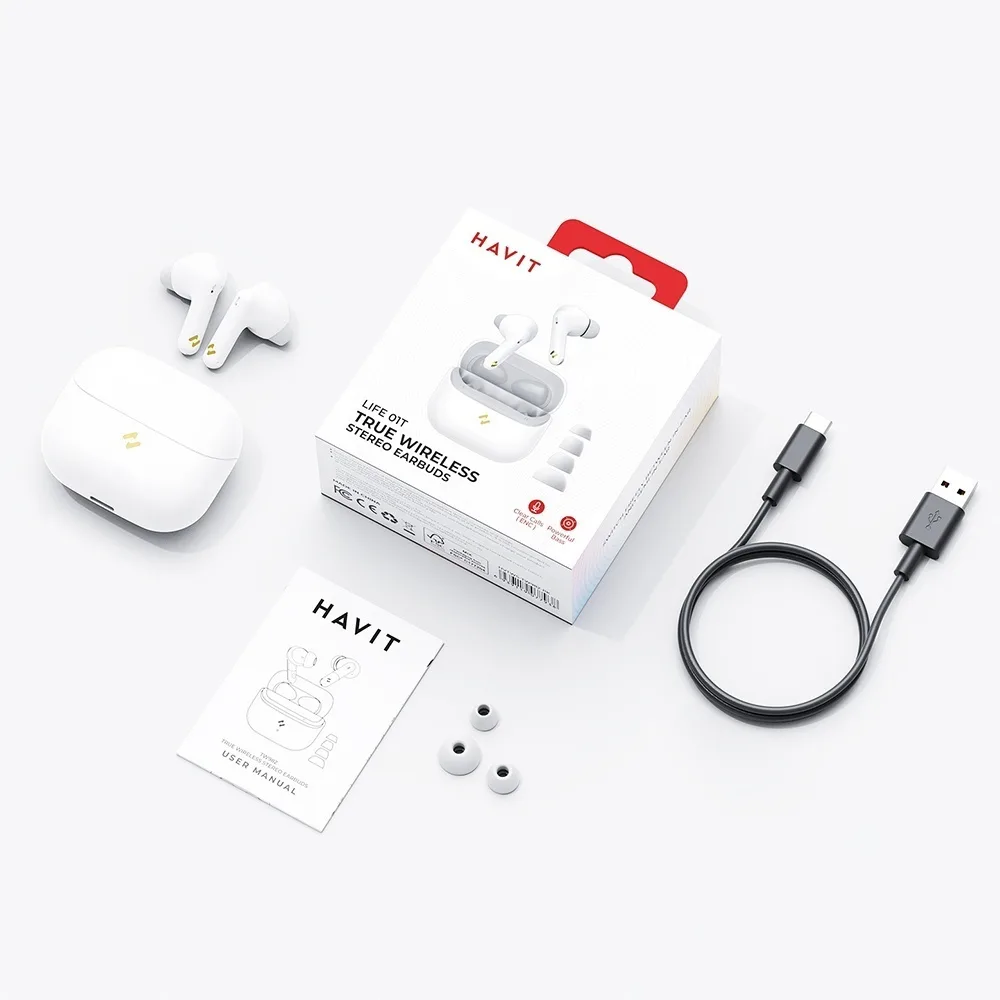 20250218155736_db90fa2c Havit TW982 In-ear Bluetooth Handsfree Ακουστικά με Θήκη Φόρτισης Πράσινα - Image 1