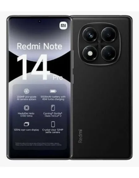 Xiaomi Redmi Note 14 Pro 4G NFC Dual SIM (12/512GB) Midnight Black - Image 1