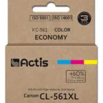 Actis Συμβατό Μελάνι Εκτυπωτή InkJet Canon CL-561XL 18ml Κίτρινο 1τμχ KC-561