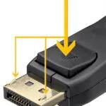 Goobay Cable DisplayPort male - DisplayPort male 1m Μαύρο (74759)