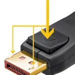 Goobay Cable DisplayPort male - DisplayPort male 2m Μαύρο (74761)