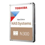 Toshiba N300 Bulk 16TB HDD Σκληρός Δίσκος 3.5" SATA III 7200rpm με 512MB Cache για NAS HDWG51GUZSVA